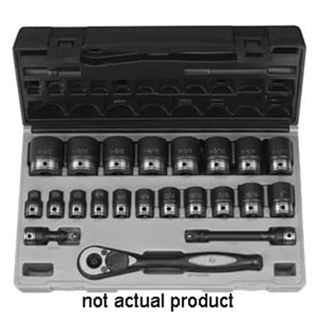Grey Pneumatic 1/2" Drive, 12-Point SAE Socket 82136R